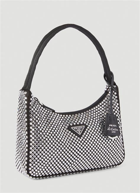 prada silver bag|prada checkered bag.